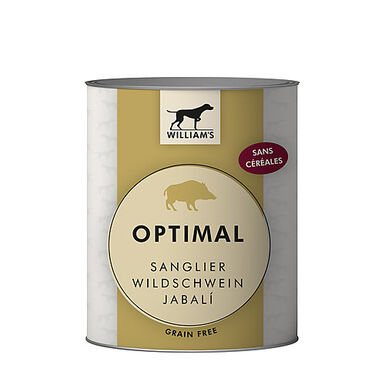 William's - Pâtée OPTIMAL au Sanglier pour Chiens - 800g