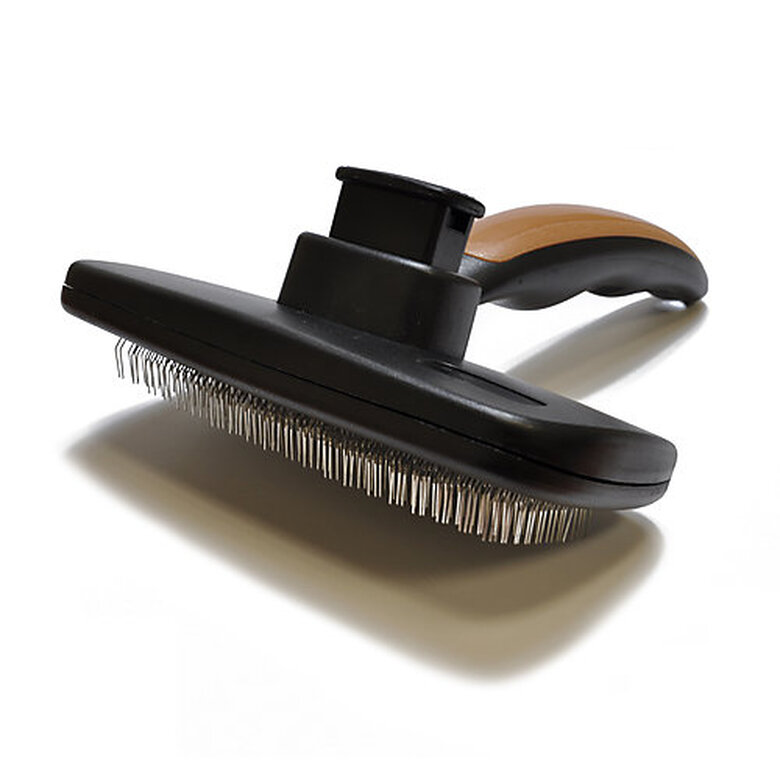 Beauty - Brosse Carde Auto-nettoyante pour Chien - S image number null