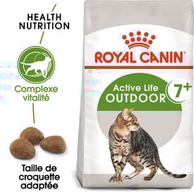 Royal Canin - Croquettes OUTDOOR7+ CHAT D'EXTERIEUR pour Chat Seniors