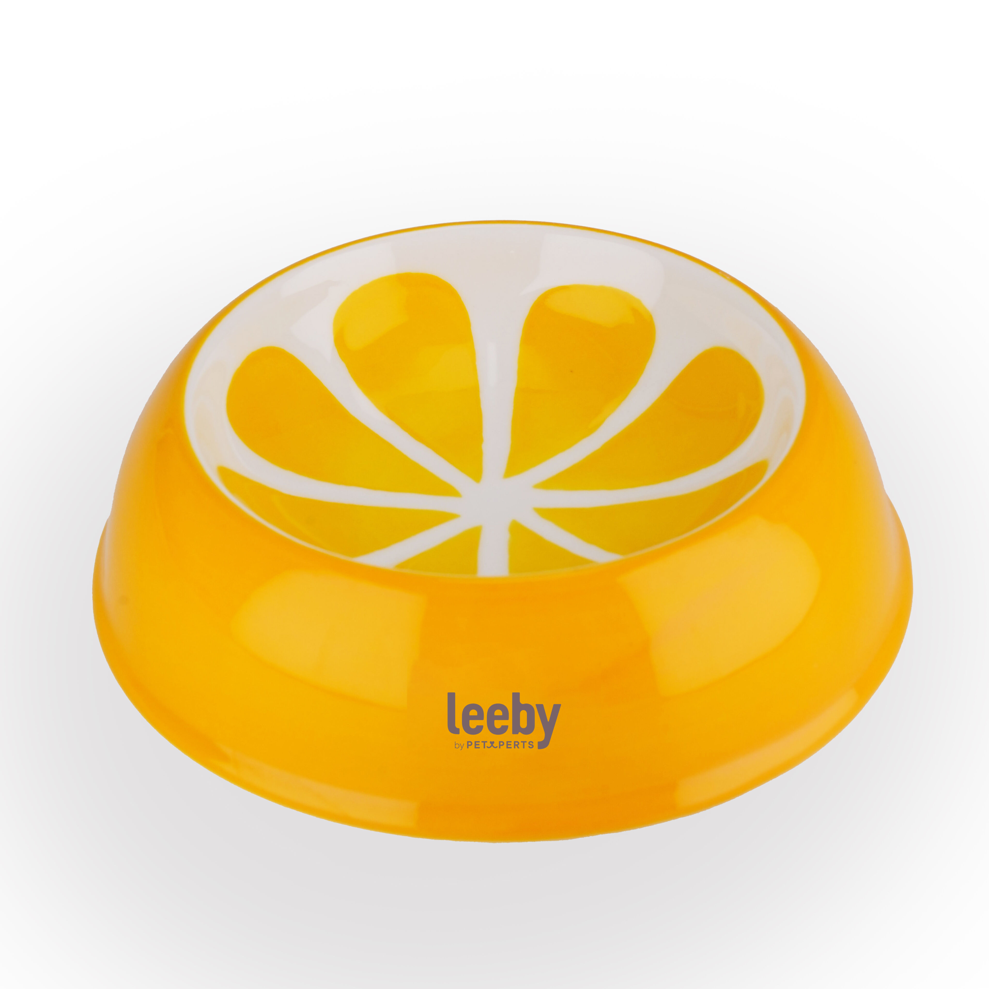 Leeby - Gamelle Design Citron en C&eacute;ramique pour Chats - 150ml Image num&eacute;ro 2