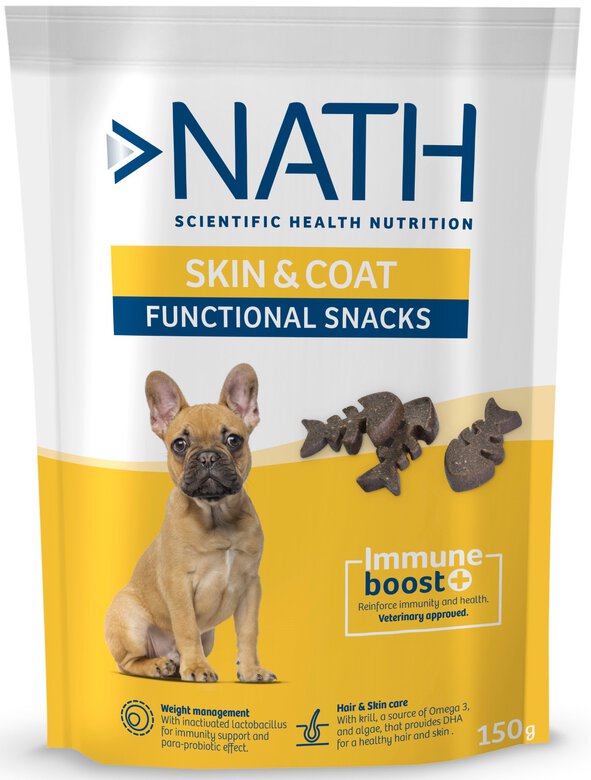 Nath - Friandises Skin & Coat Immune boost+ pour Chiens - 150g image number null