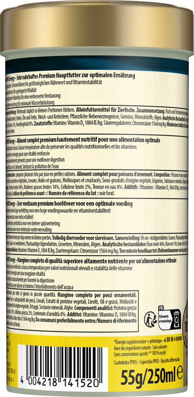 Tetra - Aliment Supérieur TetraPro Energy pour Poissons d'Ornement - 250ml Image numéro 3 Tetra - Aliment Supérieur TetraPro Energy pour Poissons d'Ornement - 250ml Image numéro 3