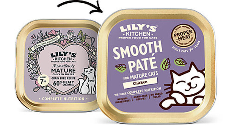 Lily's Kitchen - Barquette Festin au Poulet pour Chats Senior - 85g Image numéro 2 Lily's Kitchen - Barquette Festin au Poulet pour Chats Senior - 85g Image numéro 2