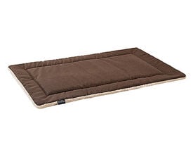 Wikopet - Tapis Cover Mat Beige et Marron pour Chiens