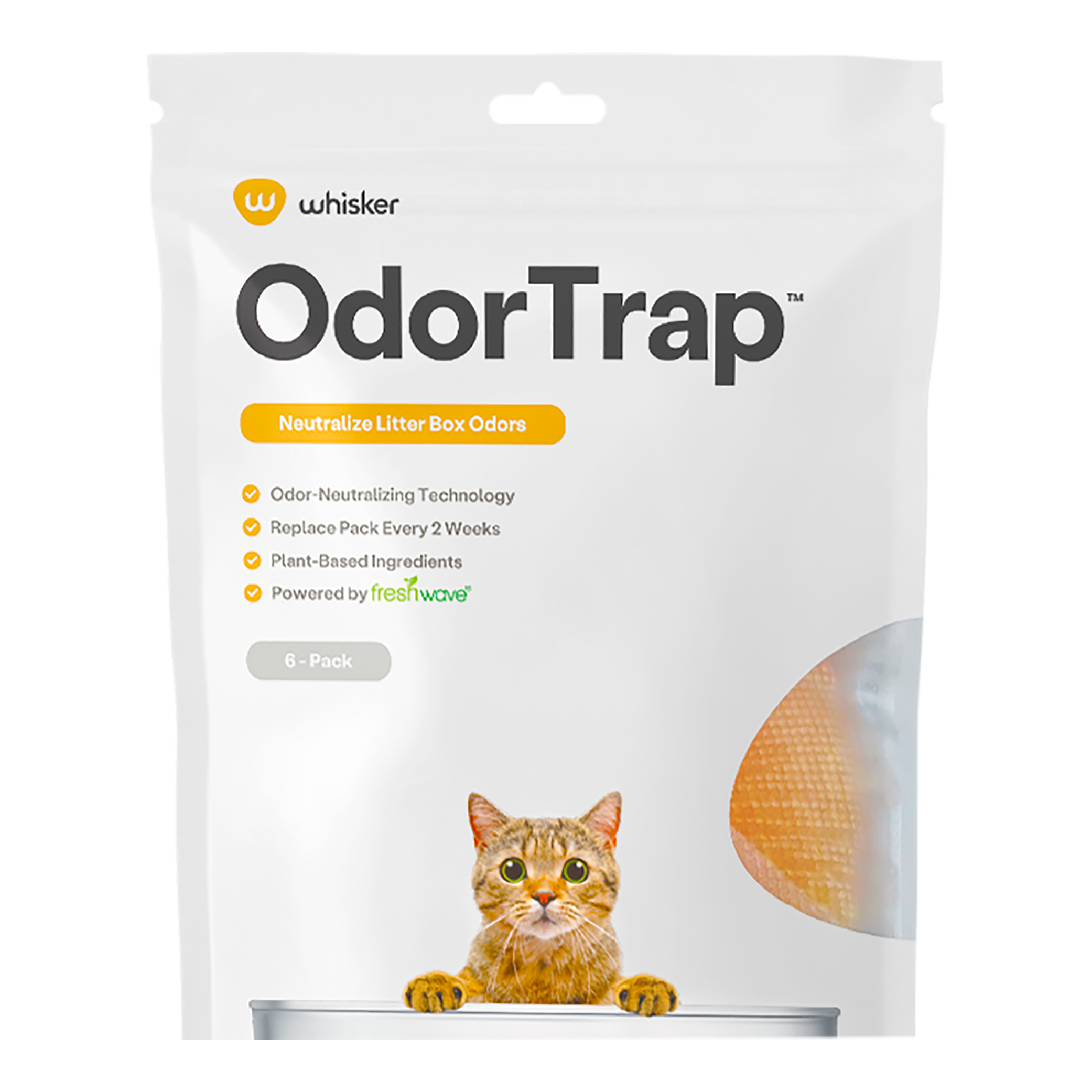 Whisker - D&eacute;sodorisant de Liti&egrave;re Odortrap - x6 Image num&eacute;ro 3