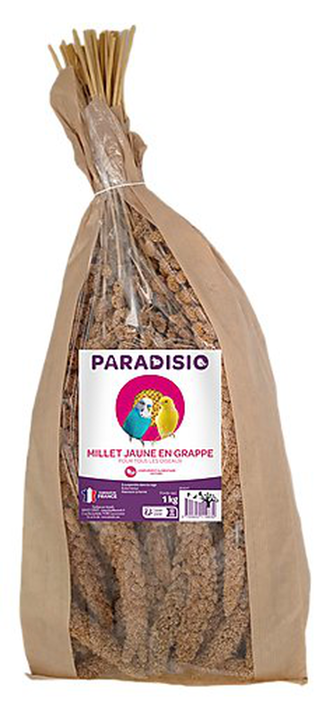 Paradisio - Millet Jaune en Grappes pour Oiseaux - 1Kg image number null