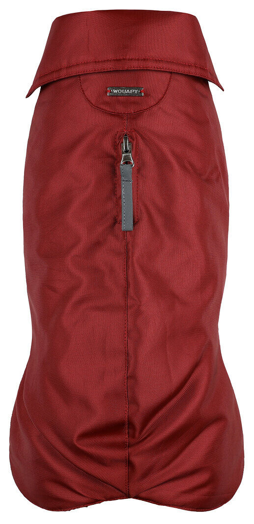 Wouapy - Manteau Imperm&eacute;able Rouge pour Chien - T80 Image num&eacute;ro 1