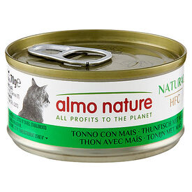 Almo Nature - Pâtée en Boîte HFC Natural Thon et Maïs pour Chat - 70g