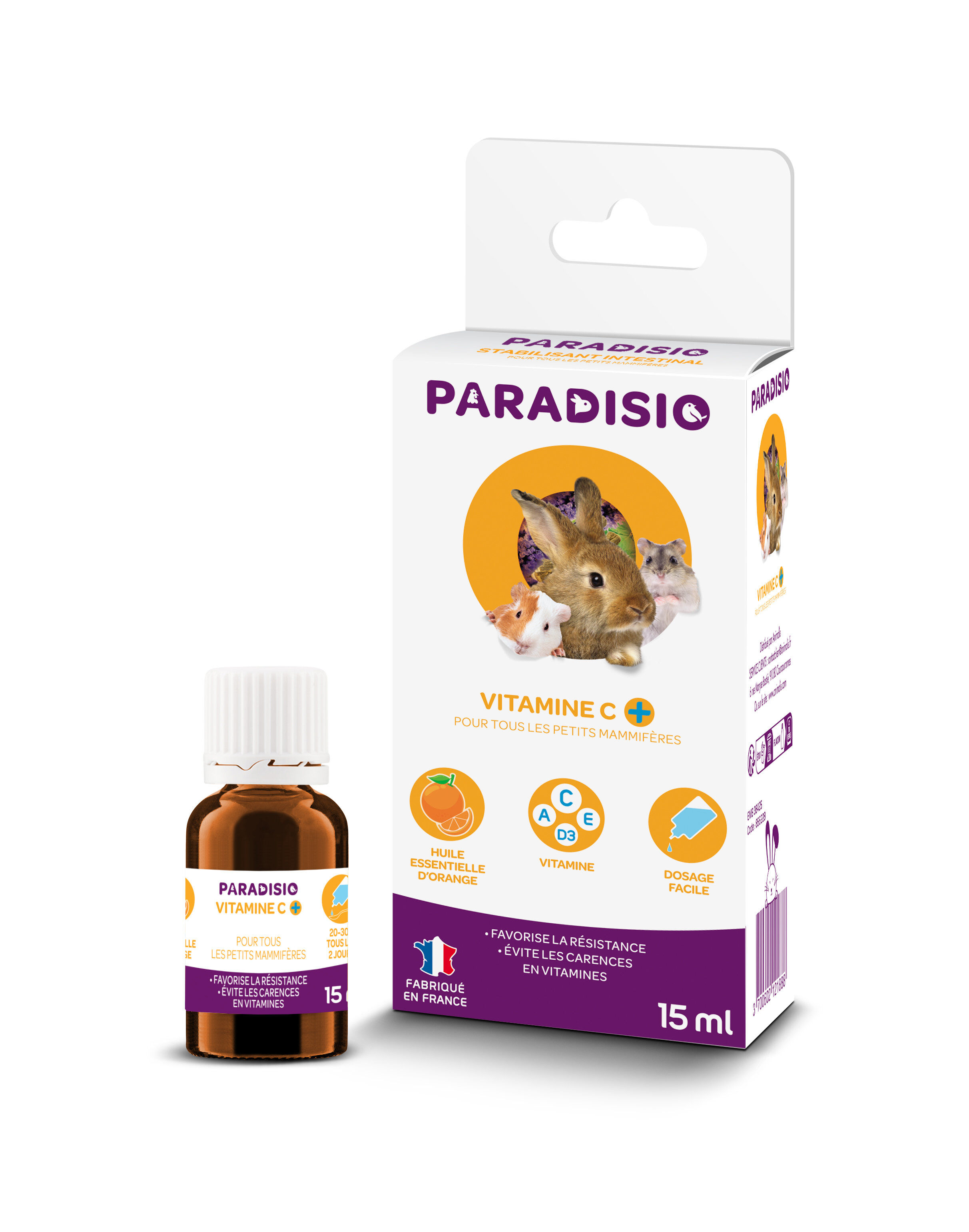 Paradisio - Vitamine C pour Rongeurs - 15ml Image num&eacute;ro 1