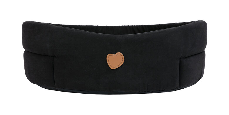 Animalis - Corbeille Tissus Suédine Noir et Gris pour Chien - T2 Image numéro 2 Animalis - Corbeille Tissus Suédine Noir et Gris pour Chien - T2 Image numéro 2