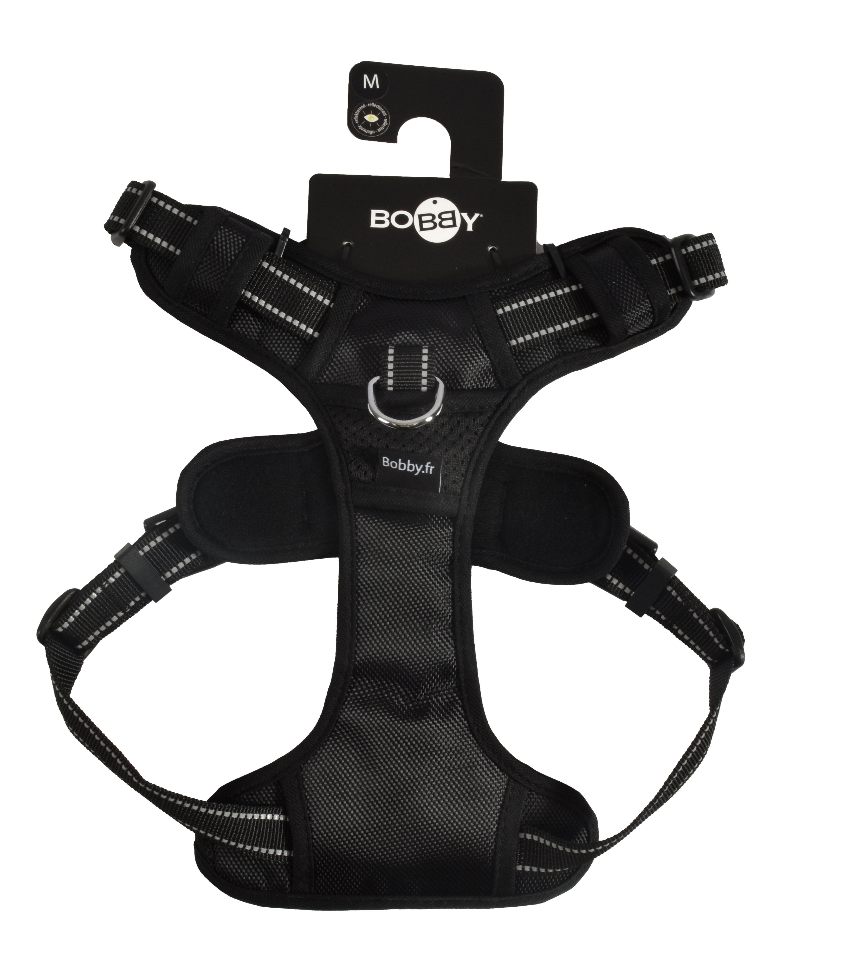 Bobby - Harnais Rando Walk Noir pour Chiens - S Image num&eacute;ro 2