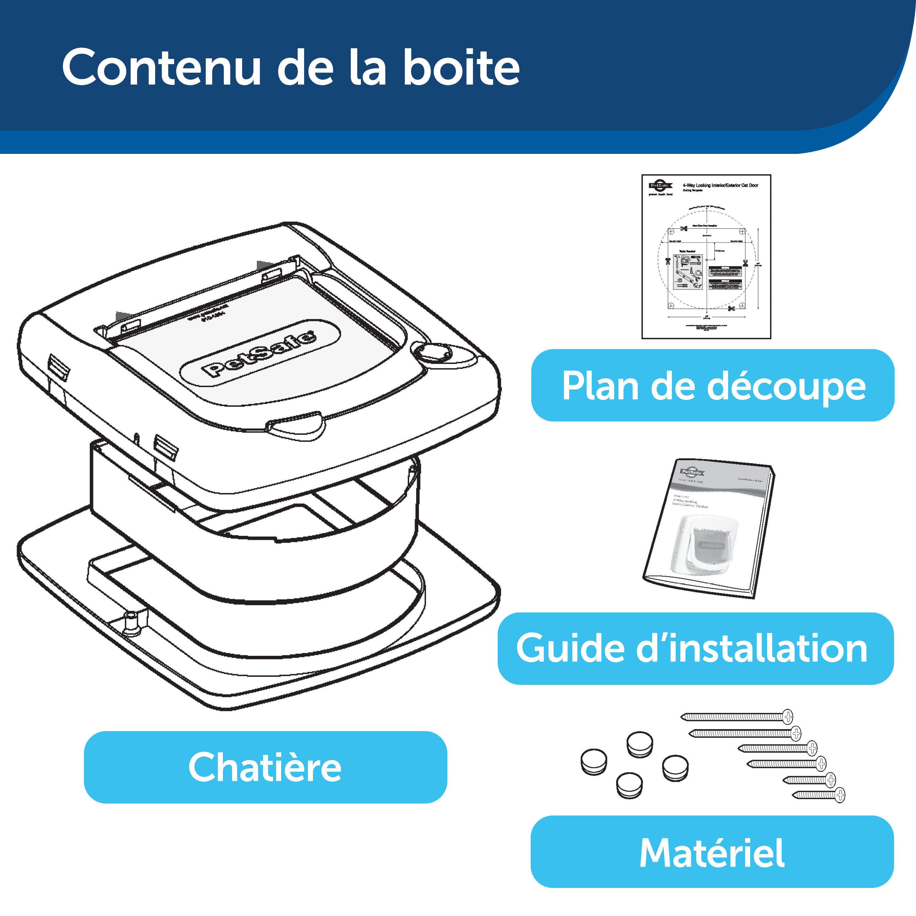 PetSafe - Chati&egrave;re Porte Magn&eacute;tique Luxe pour Chiens et chats - Brun Image num&eacute;ro 8