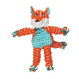 KONG - Peluche Floppy Knots Fox Renard pour Chien - S/M