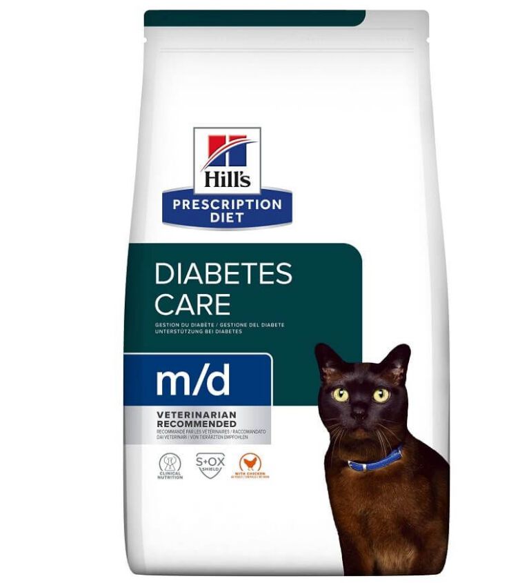 Hill's - Croquettes Prescription Diet Diabetes Care m/d pour Chats - 3Kg Image num&eacute;ro 1