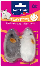 Vitakraft - 2 Souris peluche avec son