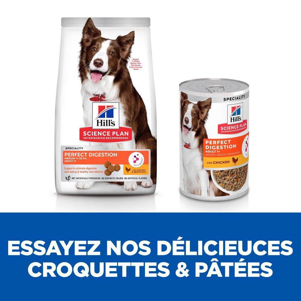 Hill's Science Plan - Perfect Digestion Medium Croquettes Pour Chien  -  2,5kg Image num&eacute;ro 4