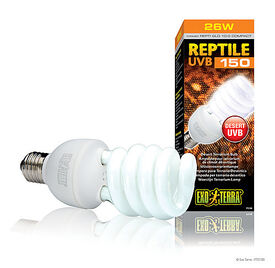 Exo Terra - Ampoule UVB 150 Fluocompact pour Terrarium Reptile - 26W