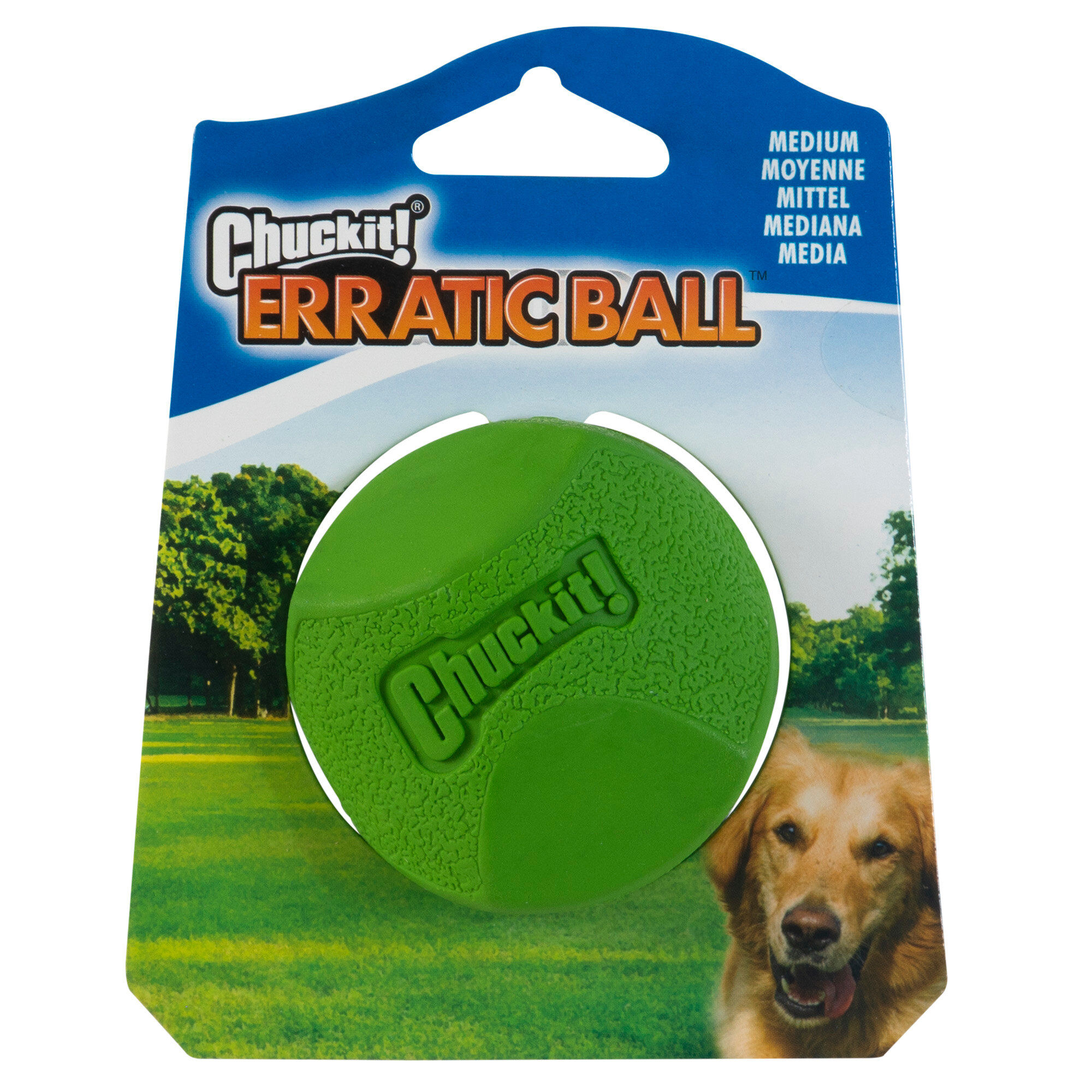 ChuckIt! - Balle Erratic Ball pour Chiens - M Image num&eacute;ro 1
