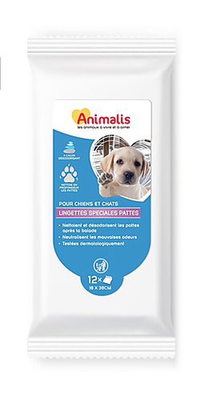 Animalis - Lingettes Speciales Pattes Chien et Chat - x12 image number null