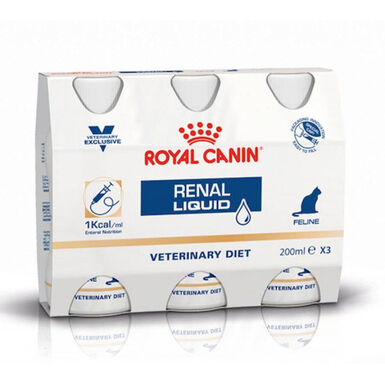 Royal Canin - Veterinary Diet Renal Liquid pour Chats - 3x200ml