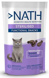 Nath - Friandises Adult Hairball Immune boost+ pour Chats - 50g