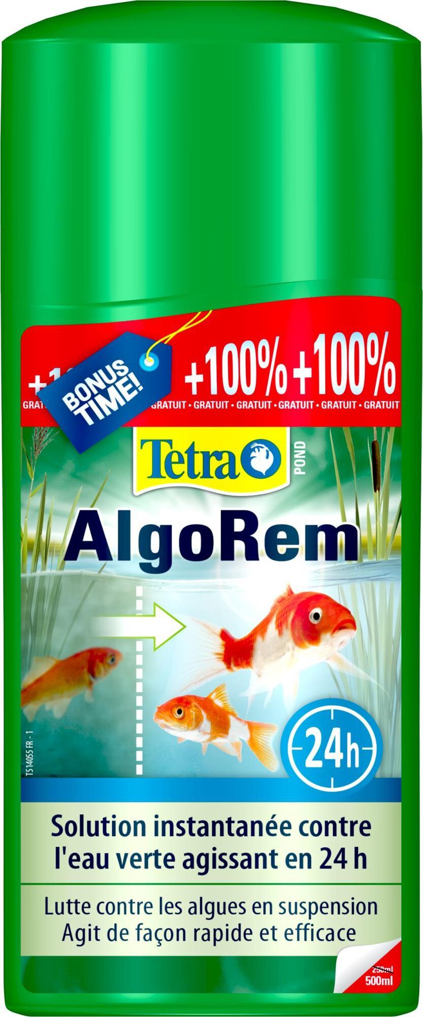 Tetra - Traitement Anti-Algue Pond AlgoRem pour Bassin - 250ml + 100% Gratuit Image num&eacute;ro 1