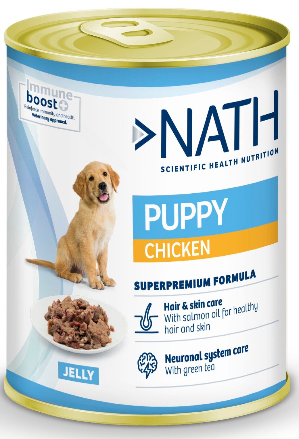 Nath - P&acirc;t&eacute;e Poulet Saumon Chiots - 400g Image num&eacute;ro 1