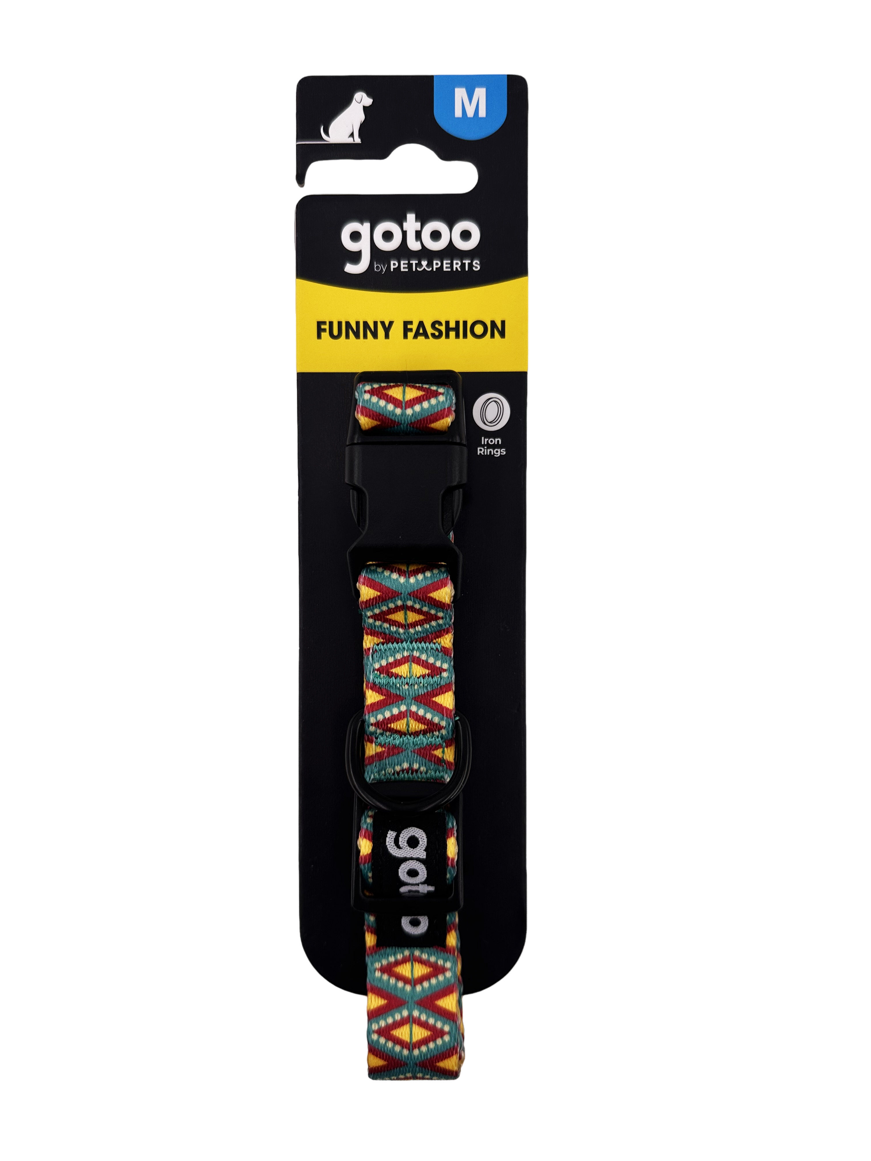 Gotoo - Collier Funny Fashion G&eacute;om&eacute;trique pour chien - M Image num&eacute;ro 4