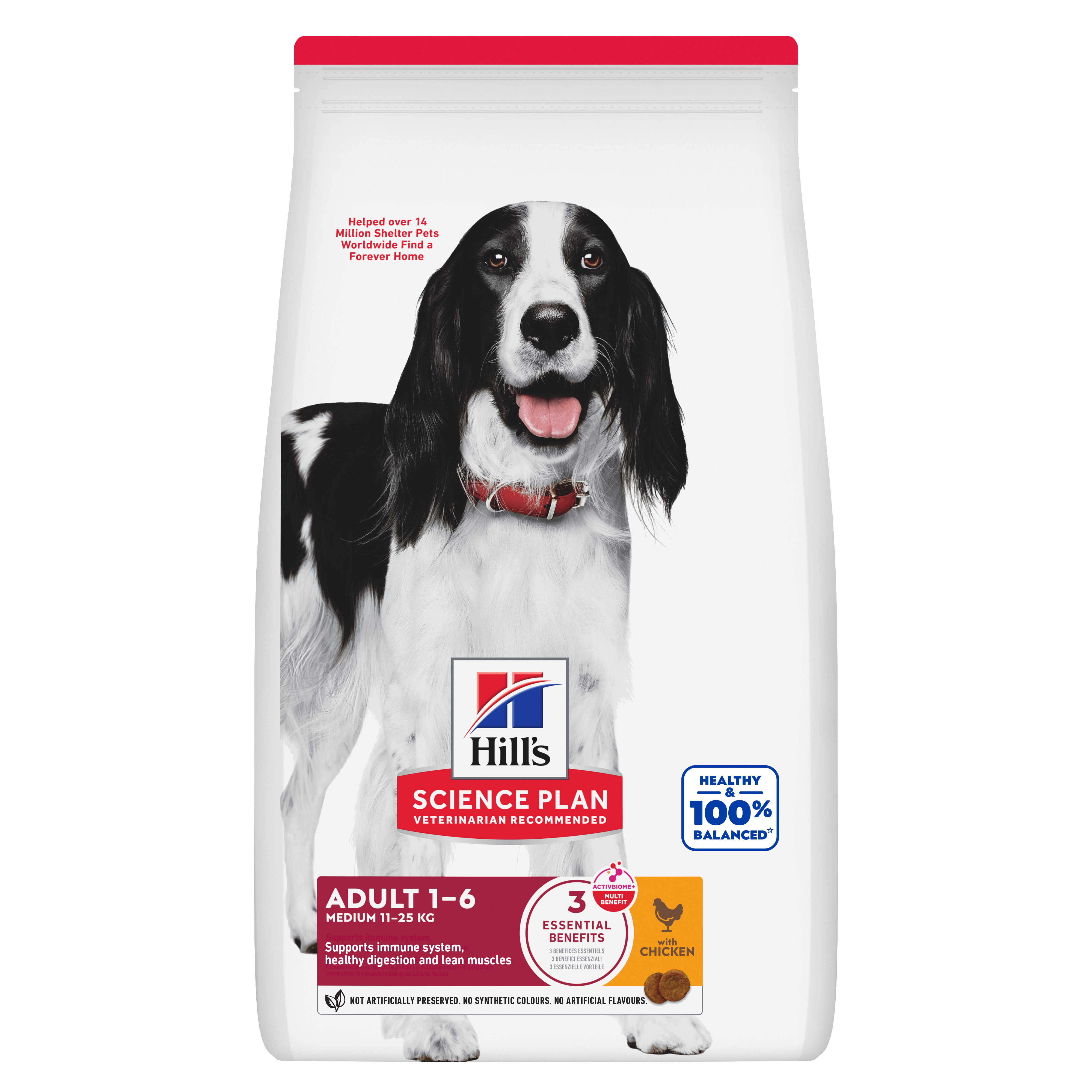 Hill's Science Plan - Croquettes Adult  Medium Au Poulet pour Chiens -  2,5kg Image num&eacute;ro 1