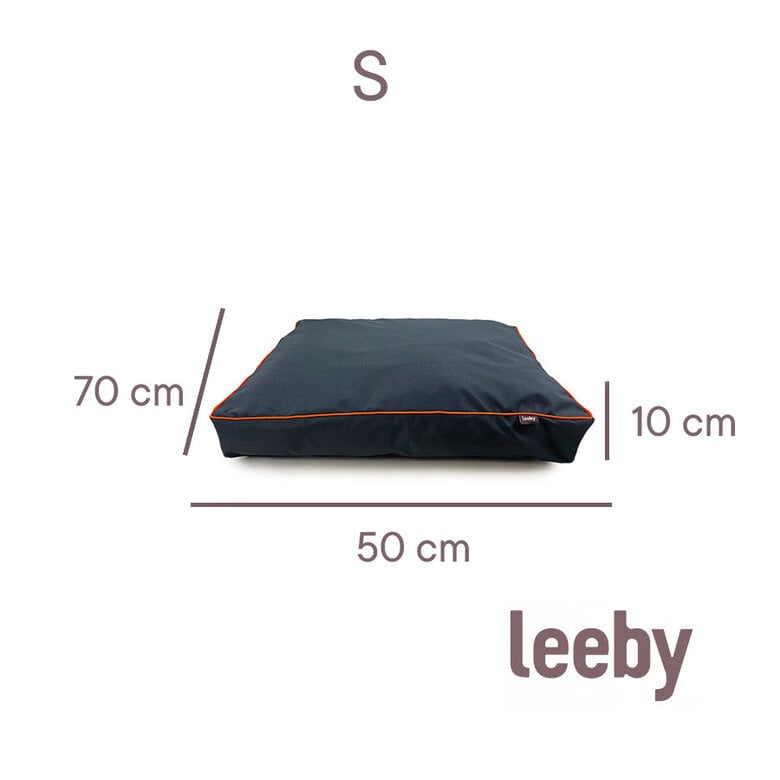 Leeby - Coussin Imperméable Gris pour Chiens - S Image numéro 3 Leeby - Coussin Imperméable Gris pour Chiens - S Image numéro 3