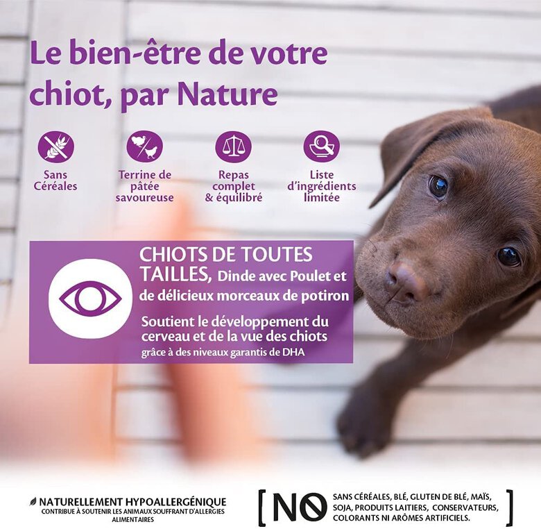 Wellness CORE - Repas Complet Puppy 95% de Poulet et Dinde pour Chiot - 400g Image numéro 4 Wellness CORE - Repas Complet Puppy 95% de Poulet et Dinde pour Chiot - 400g Image numéro 4