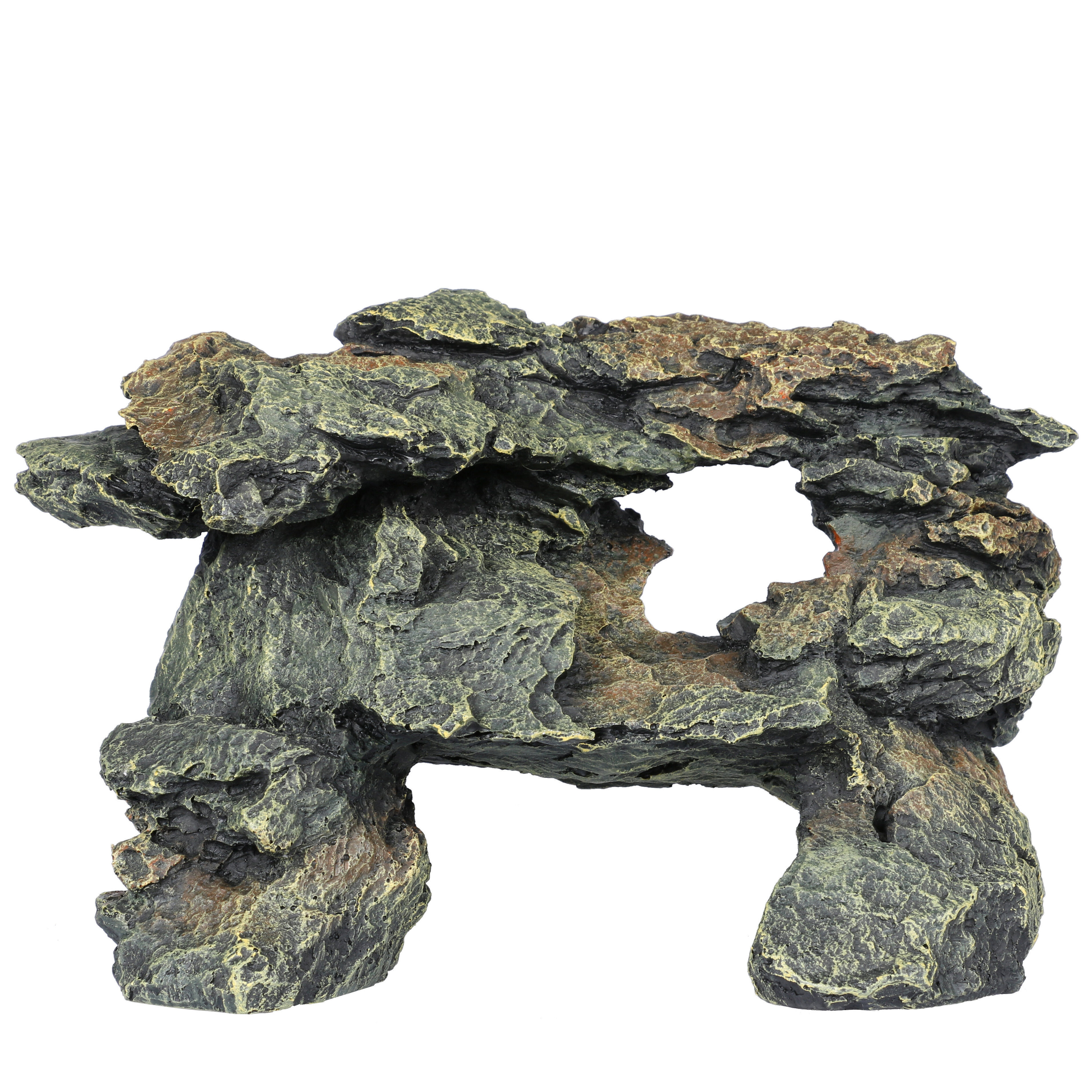 Aquadella - D&eacute;coration Slate M pour Aquarium - 31x23,5x20cm Image num&eacute;ro 1