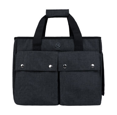 Wouapy - Sac Baroudeur Noir pour Chiens - 40x21x30cm