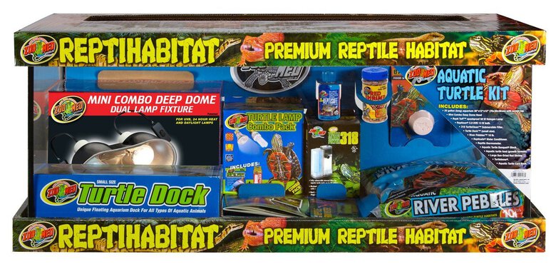 Zoomed - Kit Tortues Aquatiques Premium Reptile Habitat - 68L image number null
