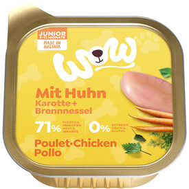 Wow - Repas Complet Naturel au Poulet pour Chiot