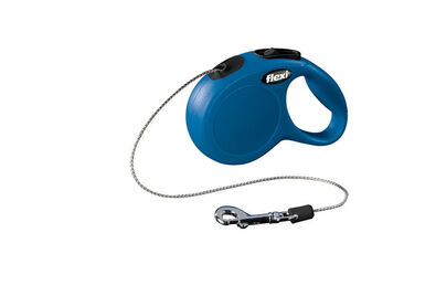 Flexi - Laisse Classic avec Cordon pour Chien Bleu