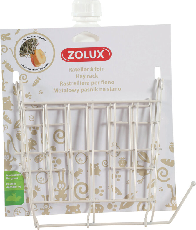 Zolux - Ratelier à Foin en Métal pour Rongeurs - Beige Image numéro 1 Zolux - Ratelier à Foin en Métal pour Rongeurs - Beige Image numéro 1