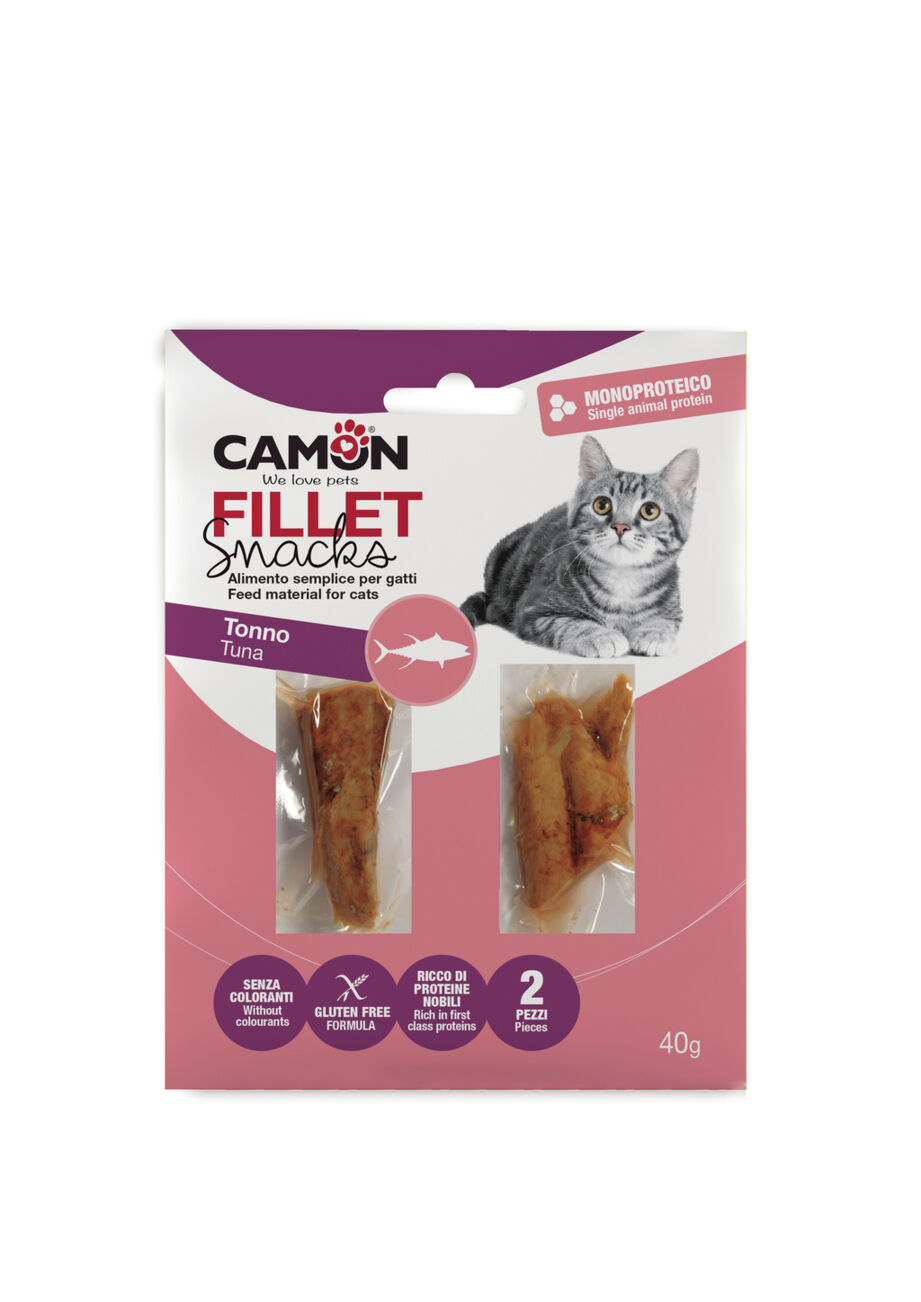 Camon - Friandises Fillet Snacks au Thon pour Chats - 40g Image num&eacute;ro 1