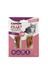 Camon - Friandises Fillet Snacks au Thon pour Chats - 40g
