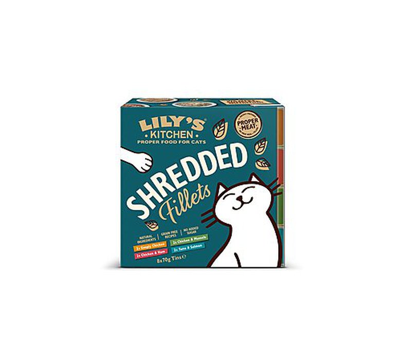 Lily's Kitchen - Multipack Shredded Fillets pour Chat - 8x70g image number null