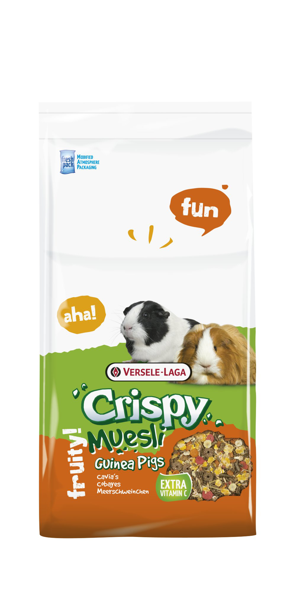 Versele Laga - Aliment Crispy Muesli pour Cochon d'Inde - 10Kg Image num&eacute;ro 1