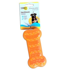 Summer Vibes - Jouet Os Rafra&icirc;chissant pour Chiens - Orange