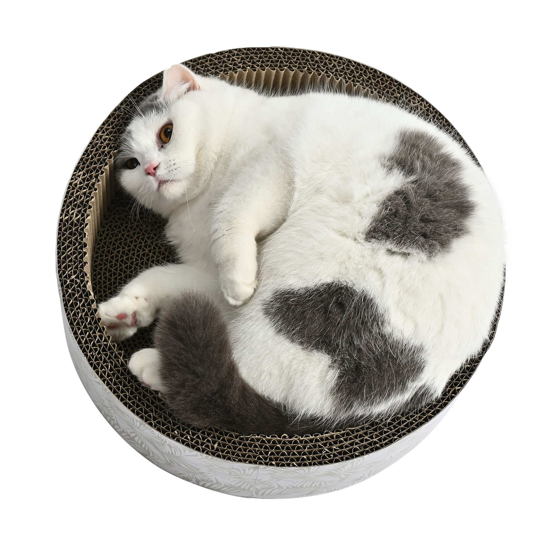 Leeby - Griffoir Funny en Carton Feuilles pour Chats - 40cm Image num&eacute;ro 7