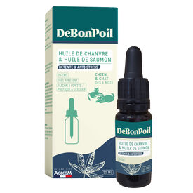 DeBonPoil - Huile de CBD 2% Détente & Anti-stress pour Chien - 10ml