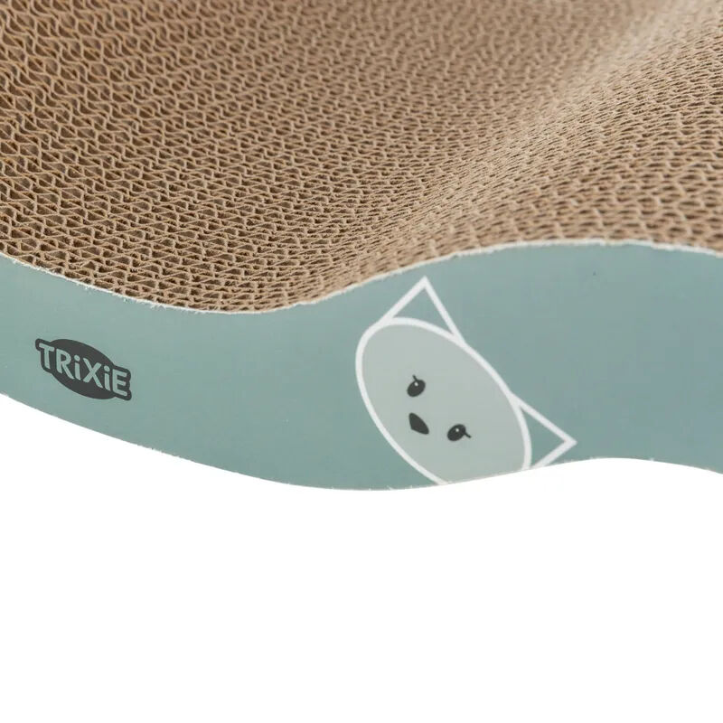 Trixie - Griffoir vague Mimi en carton catnip gris - 50 x 9 x 23 cm Image num&eacute;ro 4