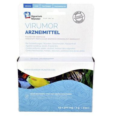 Aquarium Munster - Traitement VIRUMOR - 14x500mg