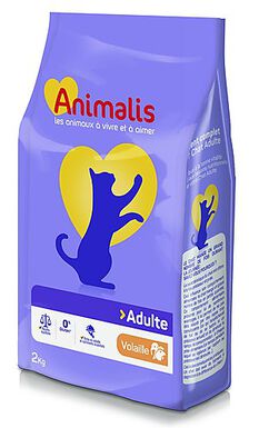 Animalis - Croquettes pour Chat Adulte Poulet - 2kg