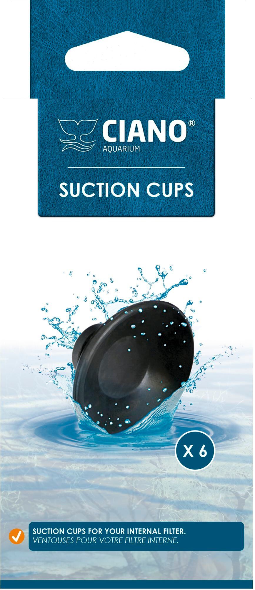 Ciano - Lot de Ventouses pour Filtres CF20/40/80 - x6 Image num&eacute;ro 1