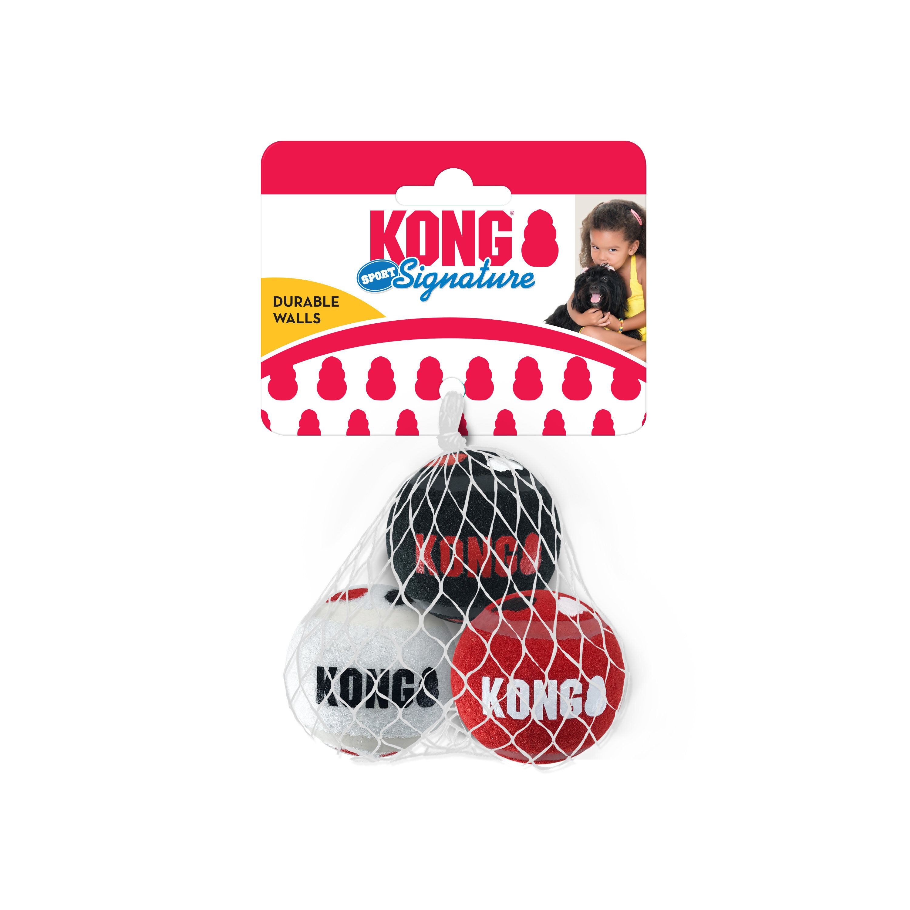 Kong - Jouet 3 Balles Sig Sport Balls pour Chien - XS Image num&eacute;ro 1