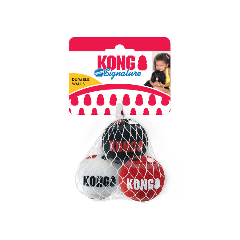 Kong - Jouet 3 Balles Sig Sport Balls pour Chien - XS Image numéro 1 Kong - Jouet 3 Balles Sig Sport Balls pour Chien - XS Image numéro 1